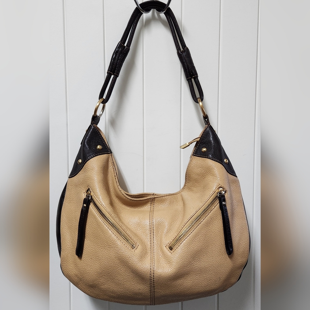 CELSIUS Vintage Slouch Leather Hobo